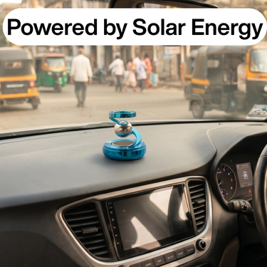 Car Dashboard Rotating Planet RIng Ball With Perfume (CDSPR)