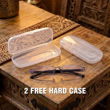 Rimless Coloured Adaptive Power Reading Glasses Buy 1 Get 1 Free (2CORG7)