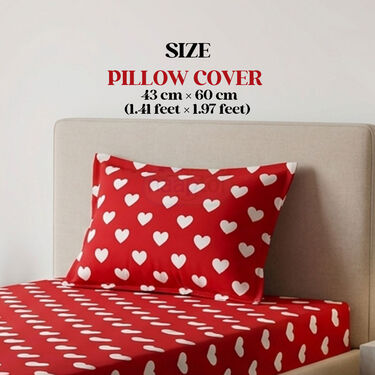 Beautiful Heart Single Bedsheet Set (SBS1)