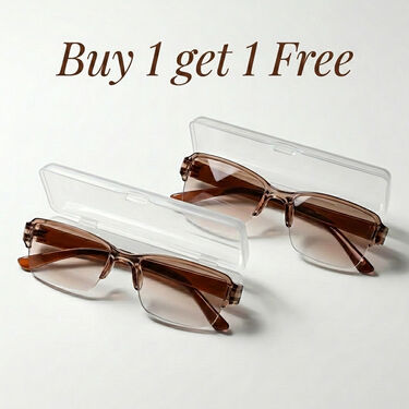 Rimless Bifocal Colored Adaptive Power Reading Glasses Buy 1 Get 1 Free (2BOC1RG2)