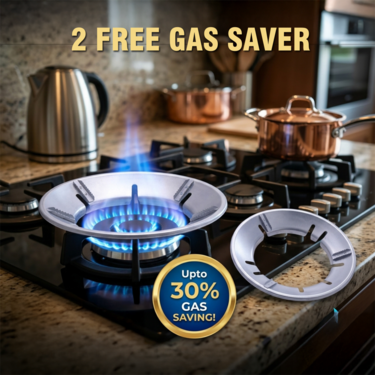 4 Pcs Nonstick Cookware Set + Free 2 Gas Saver (4CCNC1)