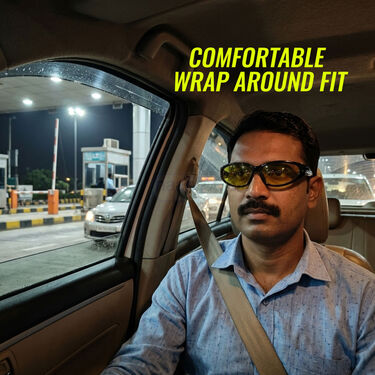 Night Driving Wrap Around Glasses (NVG5)