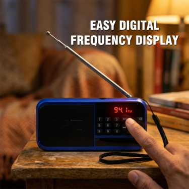 Long Range Super FM Radio With Display (BLS27)