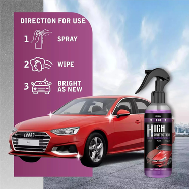 3 In 1 High Protection Coating Spray Clean Polish Repair (100ml) (ASC2)