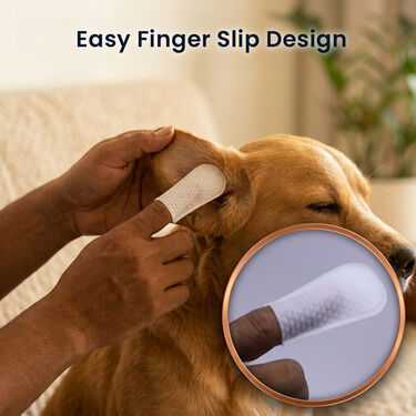 Pack of 50 Pet Ear Cleaner Fingure Wipes (PET8)