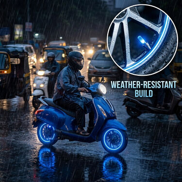 Bike Tyre Motion Reflector Light - Pack of 2 (BTML2)