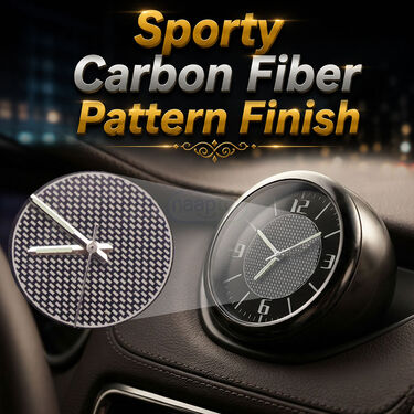 Car Dashboard 3 in 1 Analogue Clock (CID7)