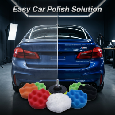 8 Piece Car Polishing & Buffing Pads Kit (HT133)