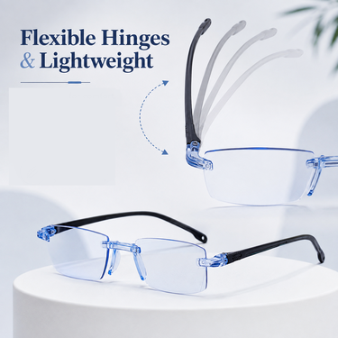 Rimless Coloured Adaptive Power Reading Glasses Buy 1 Get 1 Free (2OC3RG1)