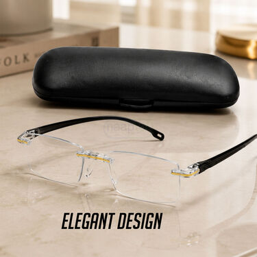 Rimless Adaptive Power Reading Glasses (ORG33)