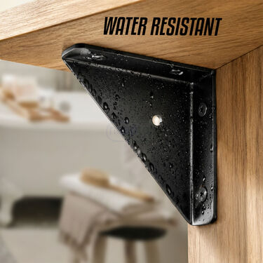 L Shape Right-Angle Furniture Corner Brackets Pack of 10 With Free 50 Screws (HT192)