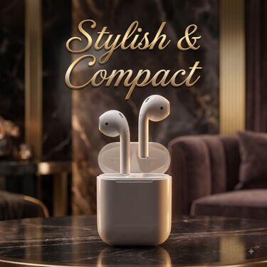Wireless Bluetooth earpod I12 with free 3-in-1 Type-C Cable (TWS114)