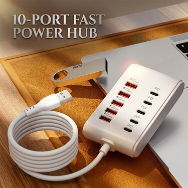 5 Port USB and 5 Port Type-C Fast Charger (CDC39)