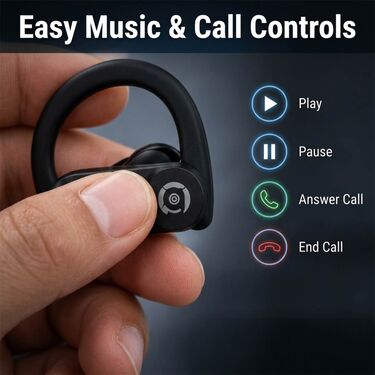 Over The Ear Bluetooth Earphone (TWS116)