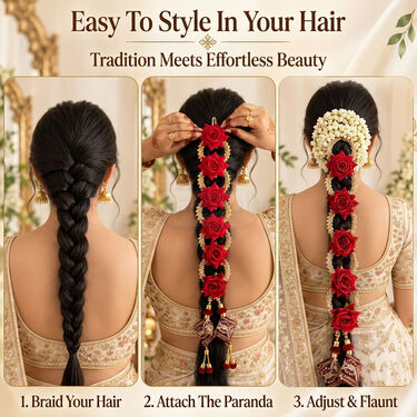 Elegant Red Rose Tassel Paranda (WJ21)