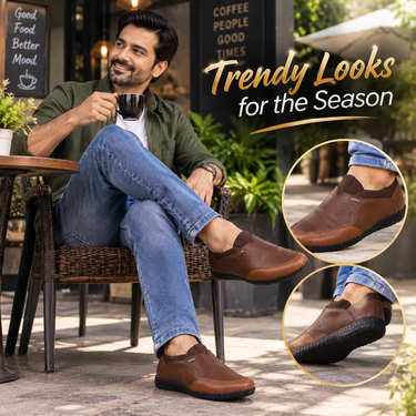 Pick Anyone Comfortable Leatherite Shoes (SS49)