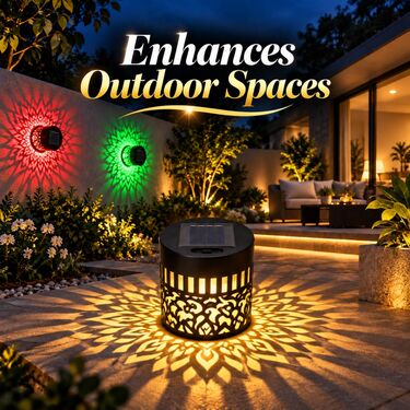 Solar Powered Decorative Wall Lamp (DL14)