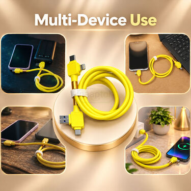 Super Fast Charging 4-In-1 Flat Cable (CDC43)
