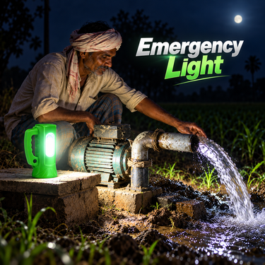 Solar Rechargeable Kisan Torch (LL96)