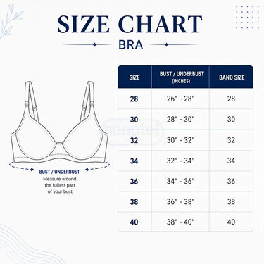 12 Medium Coverage Non Padded Daily Wear Bra For Heavy Bust (12PBR3)