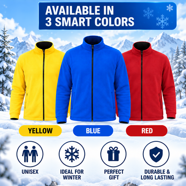 Pick Any 1 Fleece Jacket with Digital Watch And Wallet Free (1FJ18)