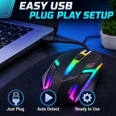 Precision Mouse With RGB Light (ELA24)