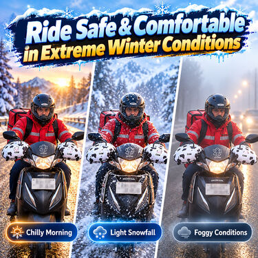 Bike & Scooter Warm Winter Mittens (BKU6)