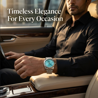 Ocean Blue Prestige Stainless Steel Watch (MWA5)