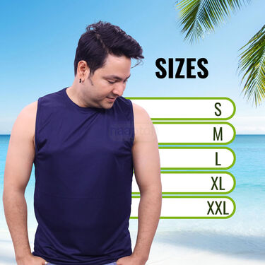 Pack of 5 Sleeveless Vests For Men (5SL4)