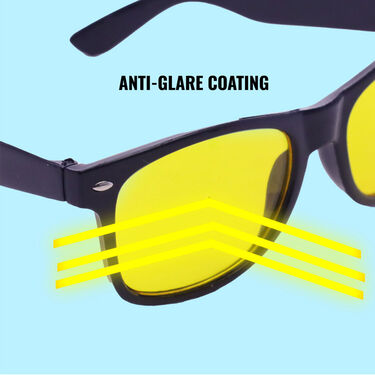 Day & Night HD Vision Glasses With Stylish Digital Watch (NVGW3)