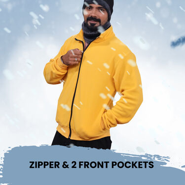 Pick Any 1 Fleece Jacket With Wollen Cap And Muffler Free (1FJ15)