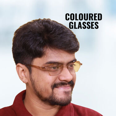 Rimless Colored Adaptive Power Reading Glasses B1 G1 (2CRG2)