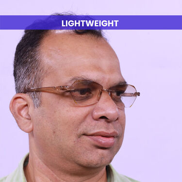 Rimless Colored Adaptive Power Reading Glasses B1 G1 (2CRG3)