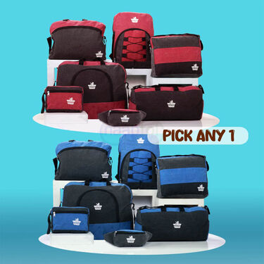 Scottish Club Set of 7 Family Travel Bags With Free Digital Watch And Stylish Sunglasses Pick Any 1 (7DB1C2)