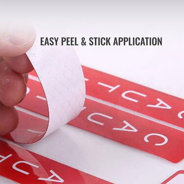 Car Door Caution Warning Reflector Sticker