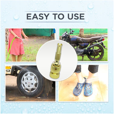 Easy & Quick High Pressure Brass Nozzle