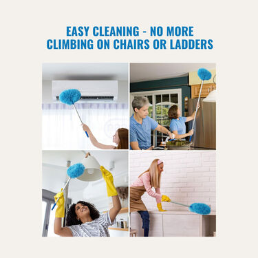 Double Sided Soft Feather Fan Cleaning Duster For Home