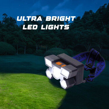 5 LED High Light USB Rechargeable Head Lamp (L80)