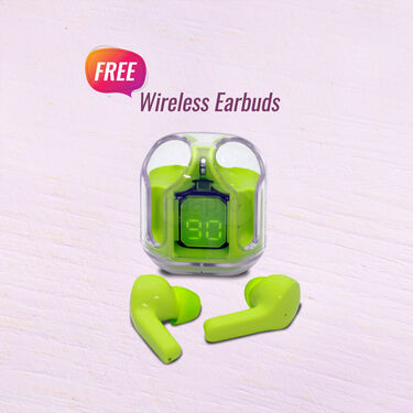 Ceramic Hair Straightener With Free Wireless Earbuds (PHSWP)