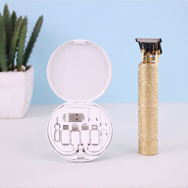 Stylish Golden Trimmer With Free Universal Cable Kit (PMTDC)