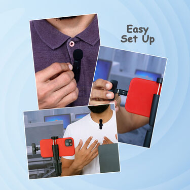 Portable Wireless Microphone With Free Mini Tripod Set (PWM2)