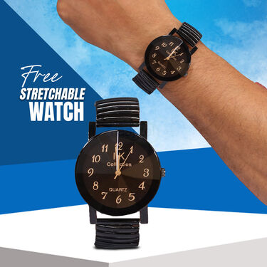 Pick Any 1 Stylish Sport Shoes And Free Stretchable Watch (SSC11)