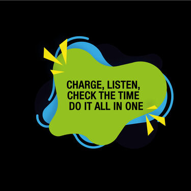 Wireless Earpods With Charging Case Inbuilt Power Bank And Clock (TWS73)