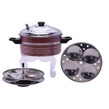Stainless Steel Multi Cooker + 12 Cavity Idli Rack (1MC3)