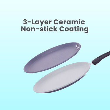 Mega 10 Pcs Ceramic Coating Nonstick Cookware Set (10CCNC1F)