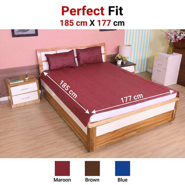 Water Proof Double Mattress Protector Sheet with 2 Pillow Protector Free (DMP8)