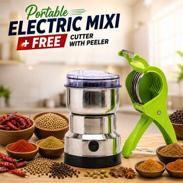 Portable Electric Mixi + FREE Cutter with peeler (EG8)