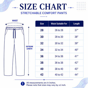 3 Comfortable Baggy Pants (3SPT4)
