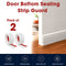 Door Bottom Sealing Strip Guard - Pack Of 2