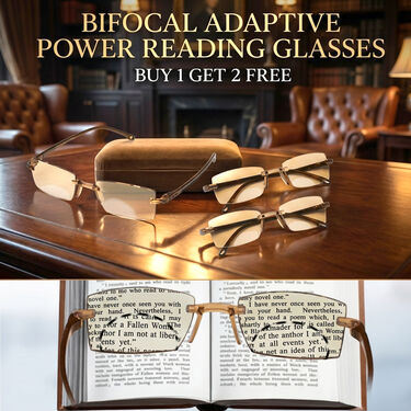 Bifocal Adaptive Power Reading Glasses - Buy 1 Get 2 FREE (3BCORG9)